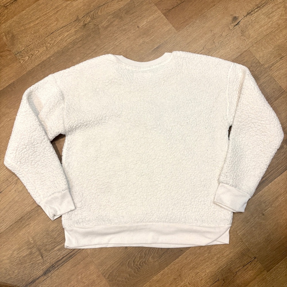 Juicy Couture White Fleece Lounge Matching Set Gold Embroidered Cream Size Small - Picture 6 of 9